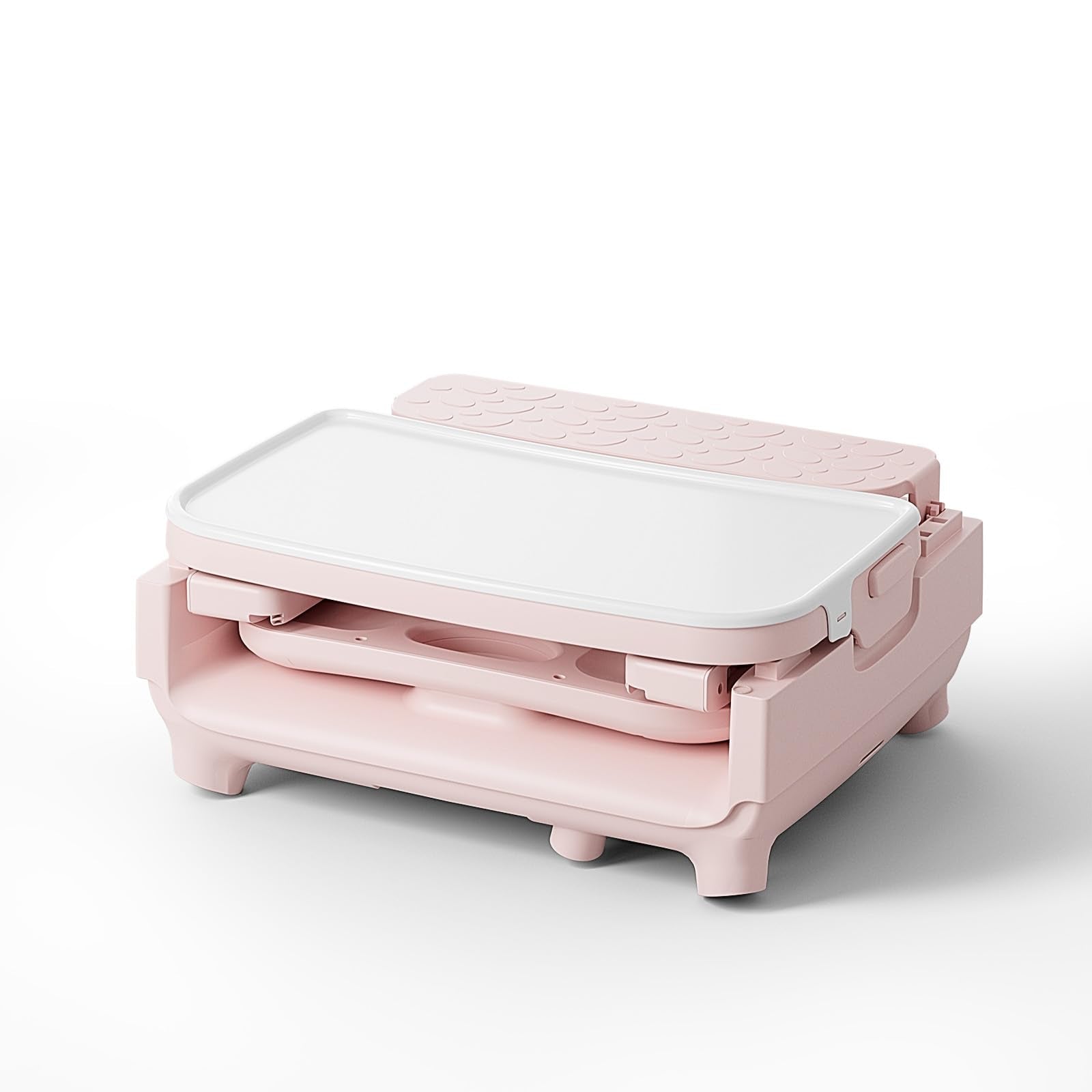 Obee Odee pink chair folds tool-free in minutes for busy days.