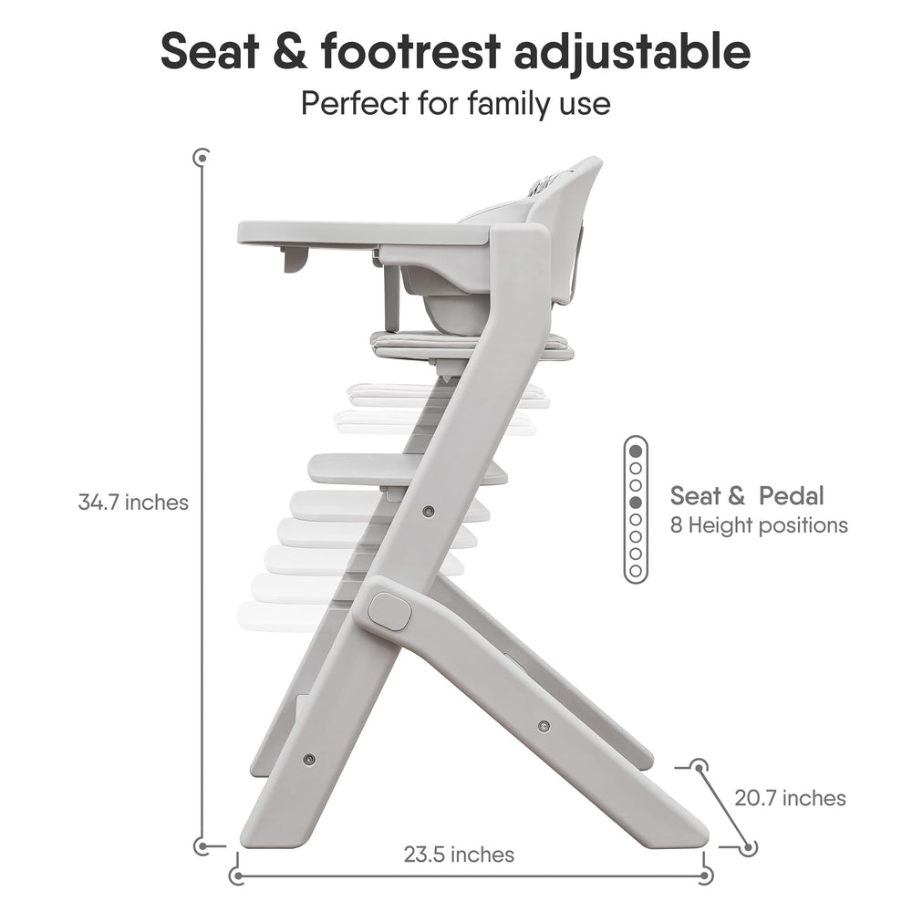 Obee Odee portable high chair enables quick transitions around the home.