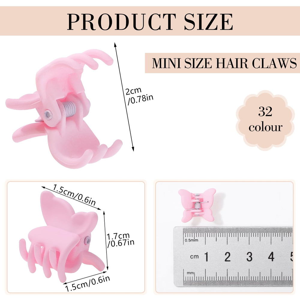 obeoby 32-colors butterfly clips box display offering versatile color options