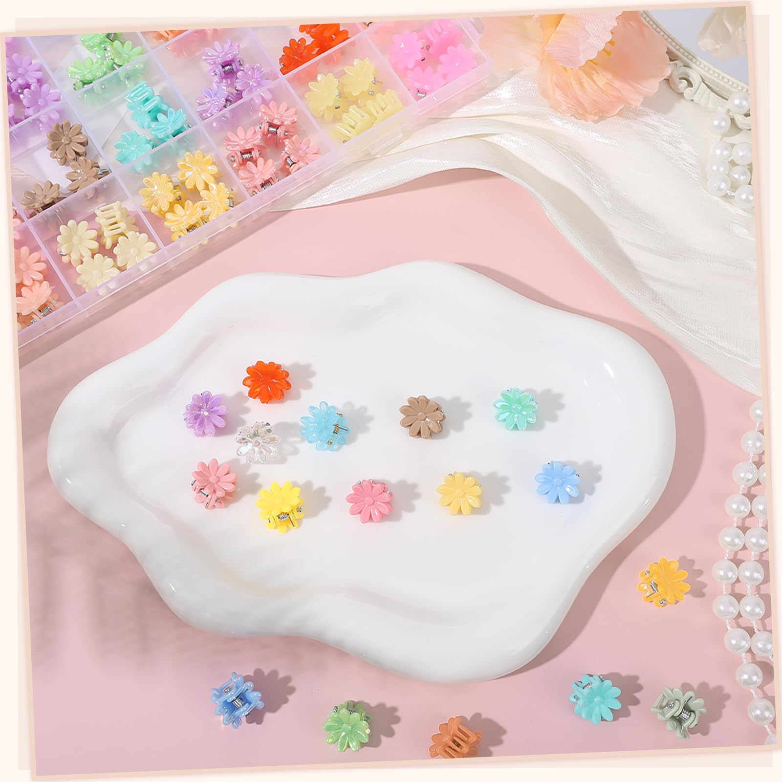 obeoby flower clip set ready for back-to-school gifting and fun styling