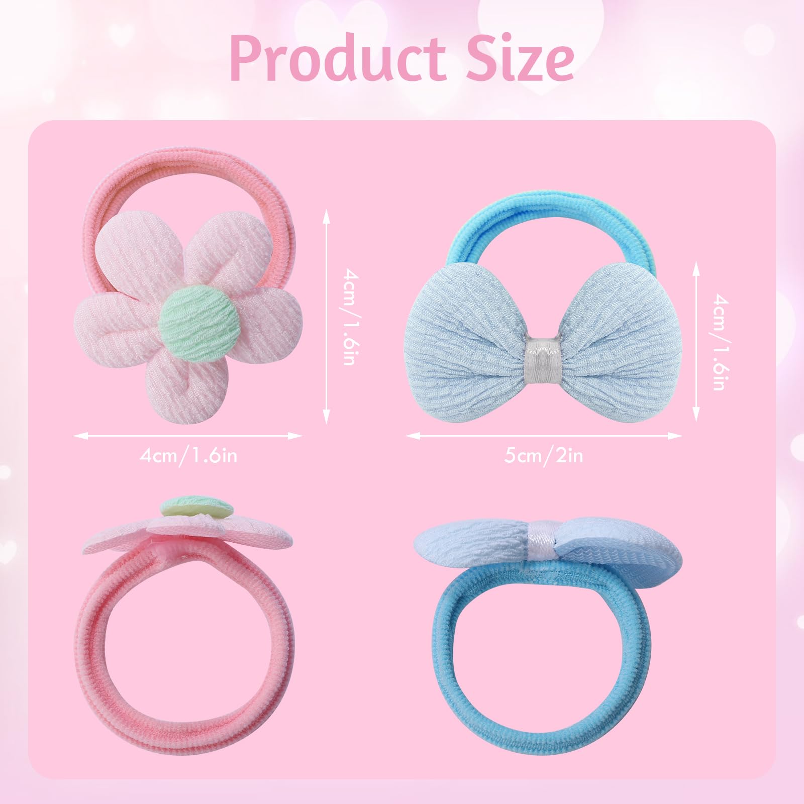 obeoby soft seamless hair ties closeup showing gentle fit for kids