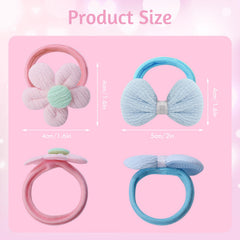 obeoby soft seamless hair ties closeup showing gentle fit for kids