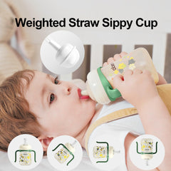 Oberni Sippy Cup with removable parts for easy cleaning and reassembly.
