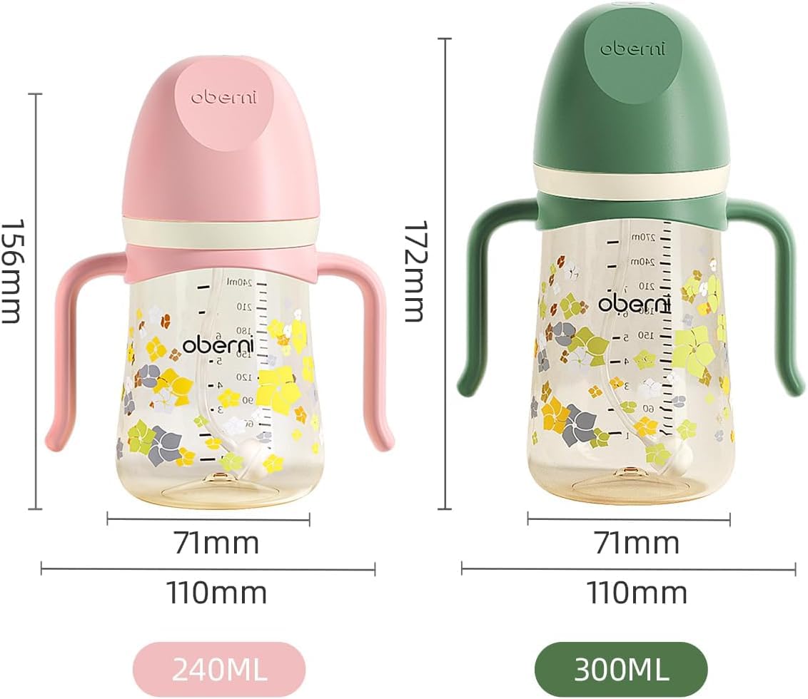 Oberni Sippy Cup with ergonomic design suited for growing babies and toddlers.