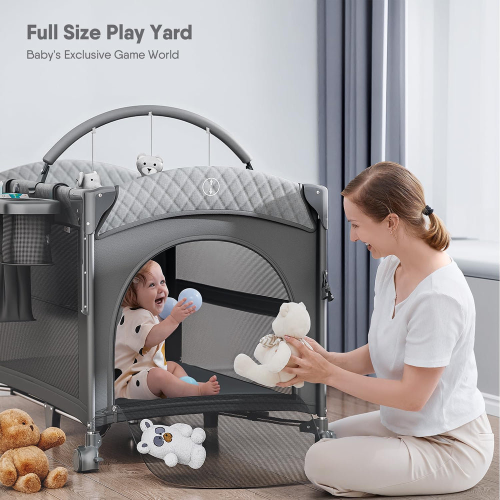 Obee Odee bottom storage keeps baby essentials neatly organized.