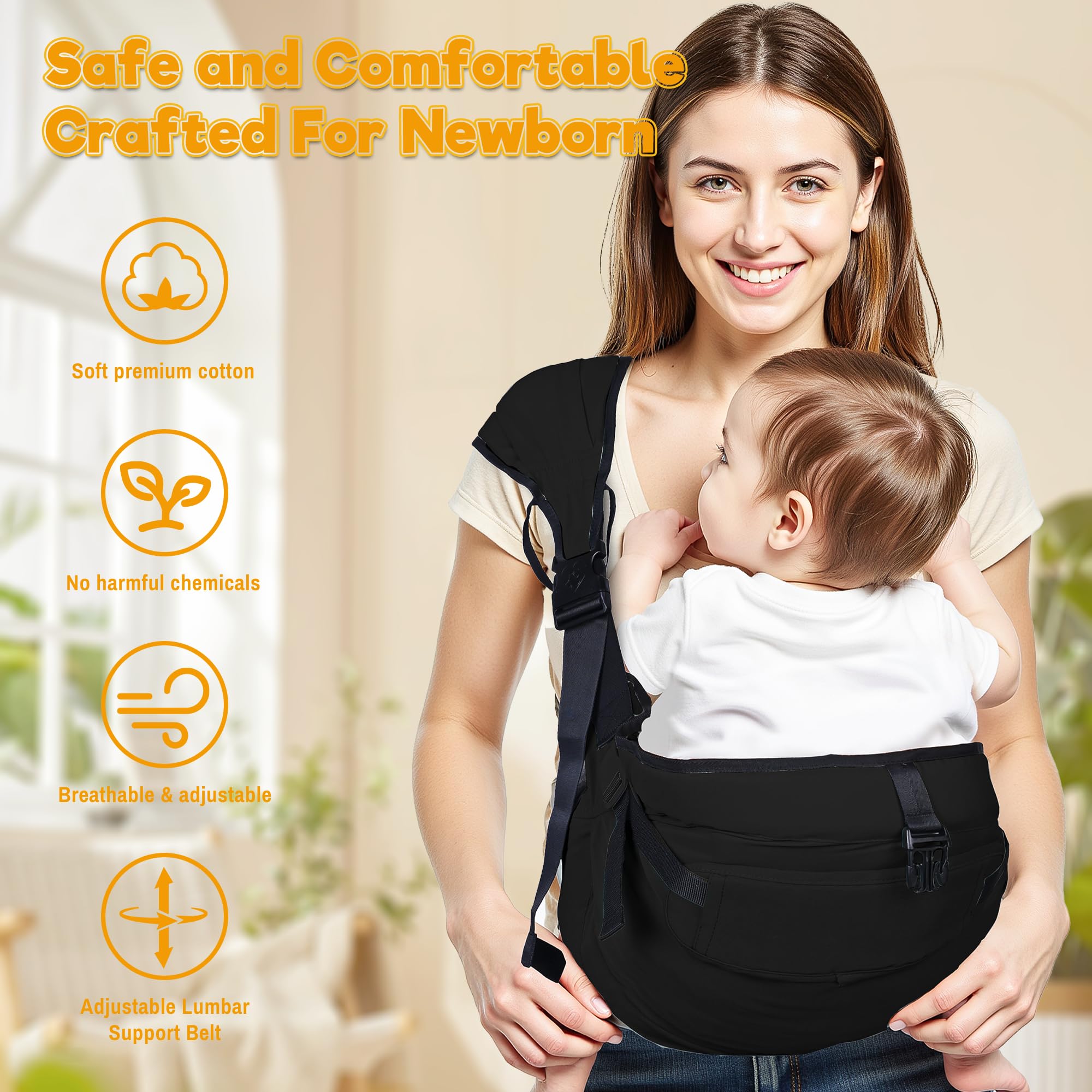 Oblitor all-season baby carrier ready for year-round use