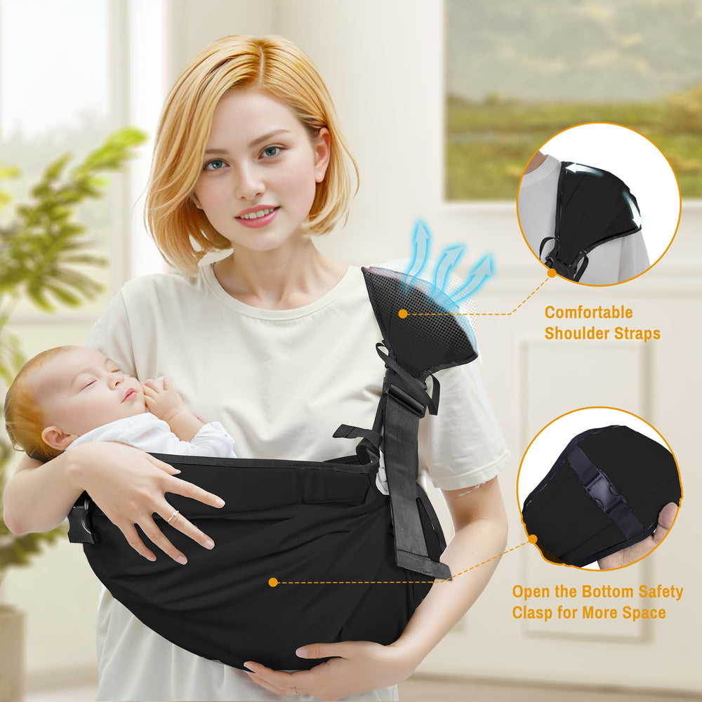Oblitor breathable fabric keeps both parent and baby comfortable