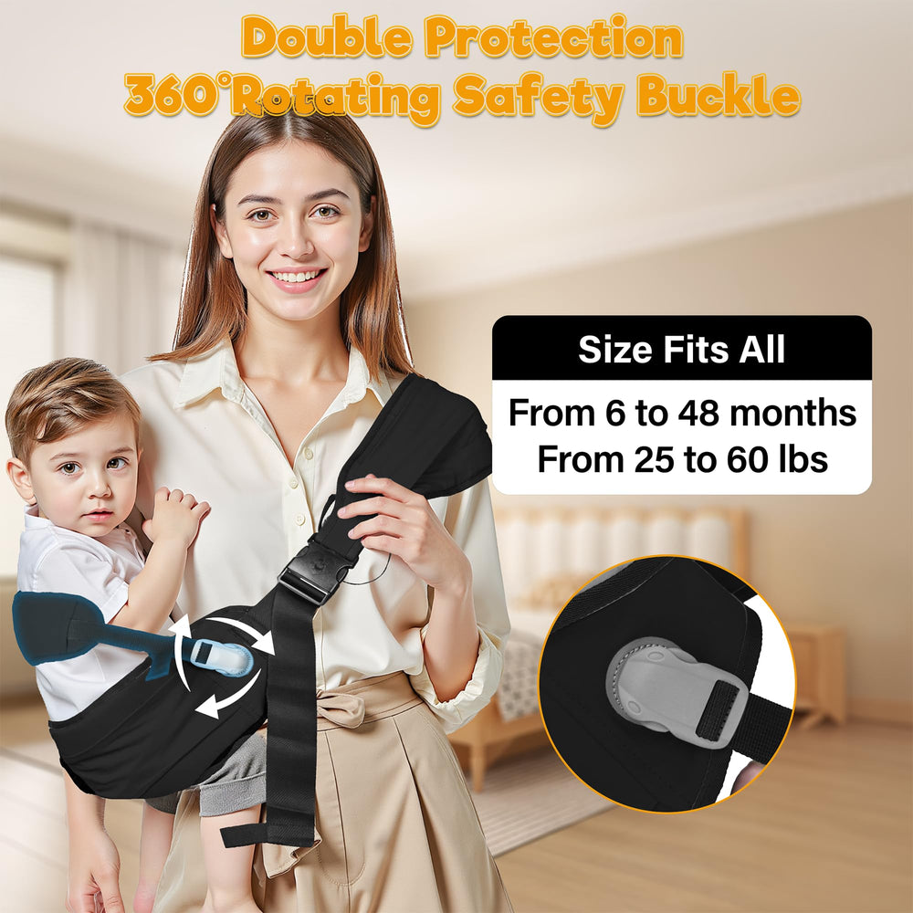 Oblitor carrier waist belt adjustment for a customized, secure fit