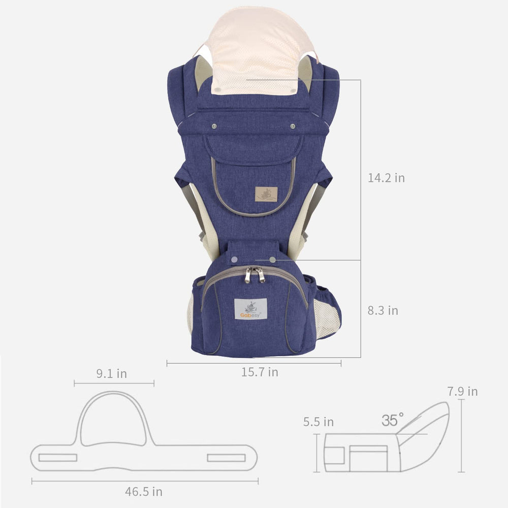 Ocanoiy reflective strip boosts night-time visibility during carries.