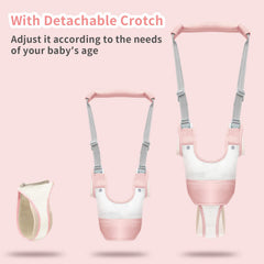 Ocanoiy baby walker-harness easy-on-off design reduces bending during help.