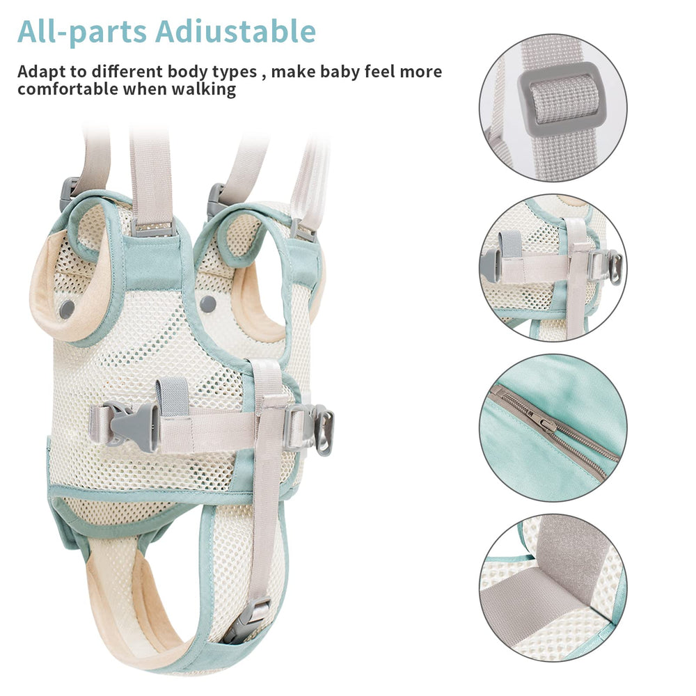 Ocanoiy harness worn on toddler demonstrating hands-free learning support.
