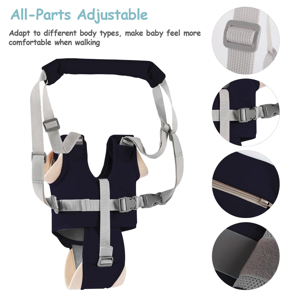 Detachable crotch belt on Ocanoiy harness for comfortable start-to-stand support.