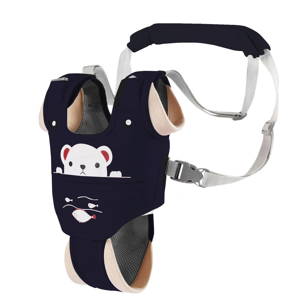 Close-up of Ocanoiy harness straps showing adjustable fit for growing toddlers.