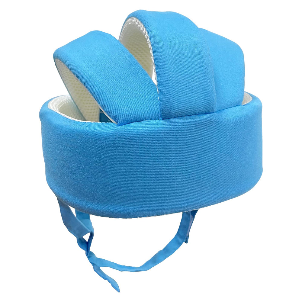 Ocanoiy infant head cushion blue soft mesh for gentle head protection.