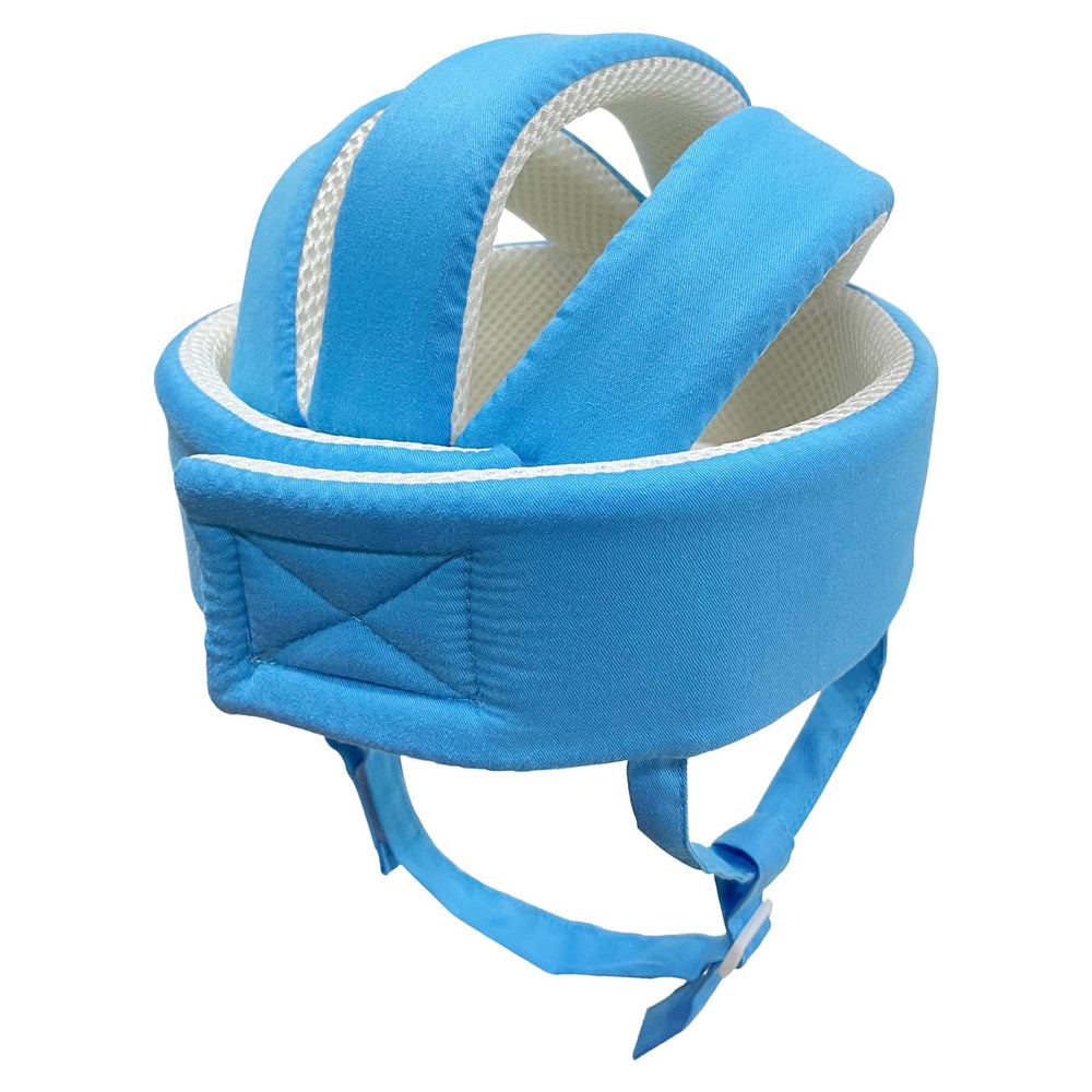 Ocanoiy kid harness head protector blue for safe crawling and walking.
