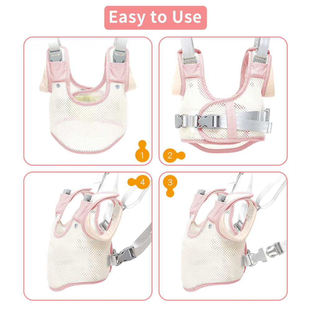 Ocanoiy walking harness adjustable-shoulder-straps supports easy on-off fit for toddlers.