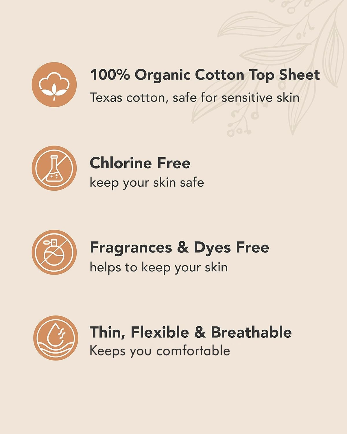 OCBON Texas organic cotton fiber close-up shows a soft, breathable top layer.