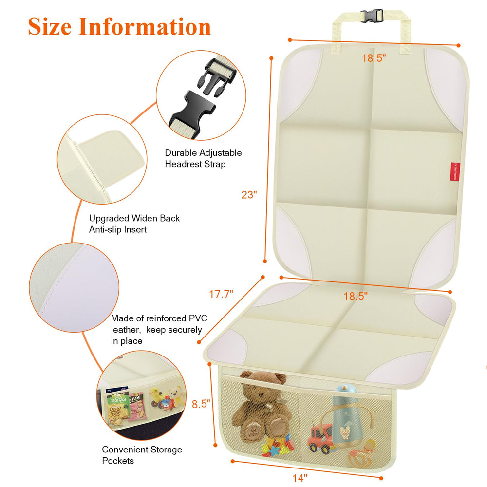 OCCKAI protector uses waterproof fabric to guard against spills and moisture