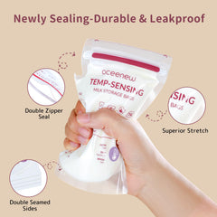 Oceenew bag features a strong double seal to prevent leaks.