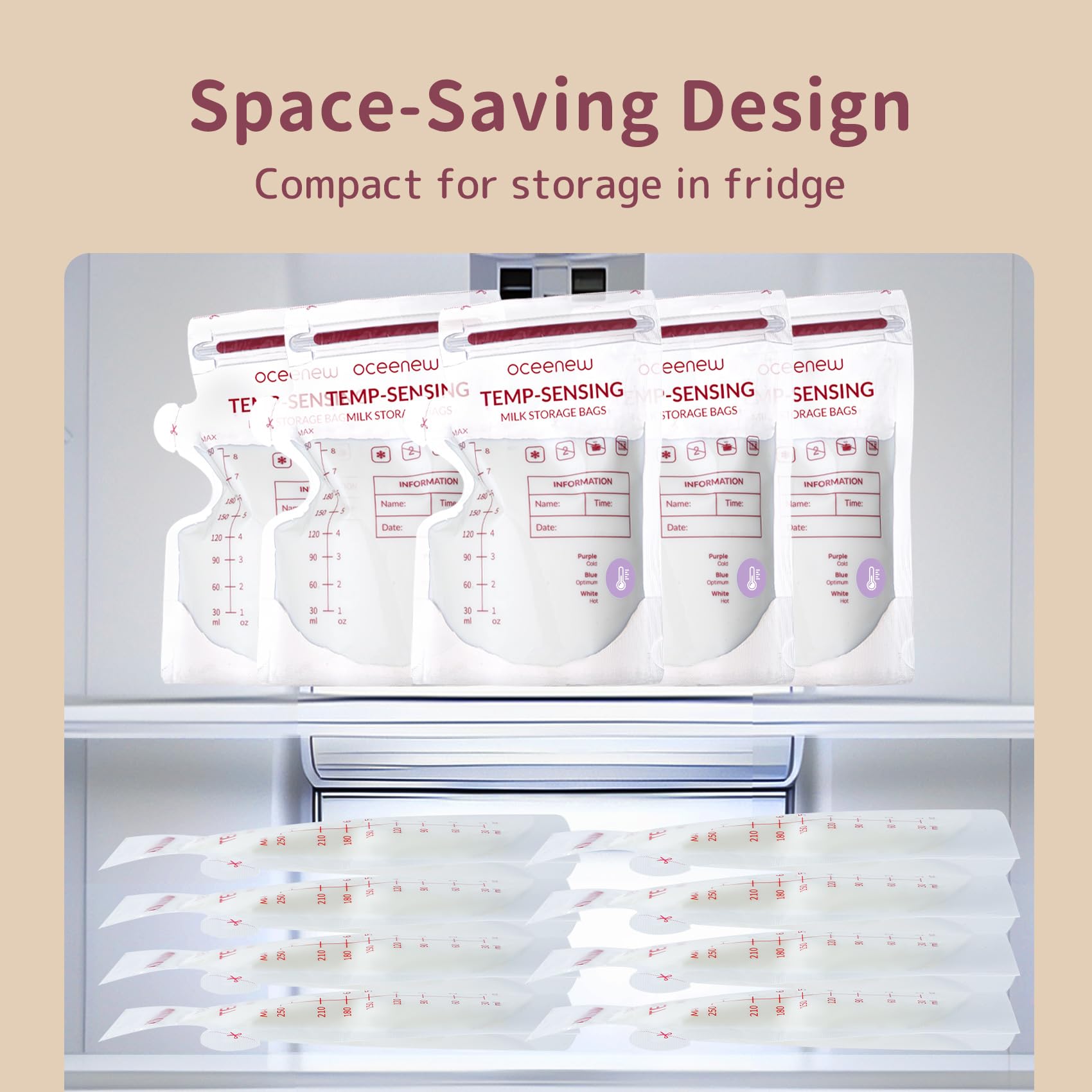 Oceenew pre-sterilized BPA-free bags are ready to use