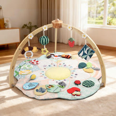 OCFOAAE Five-sensory zones invite infants to explore color, touch, and sound