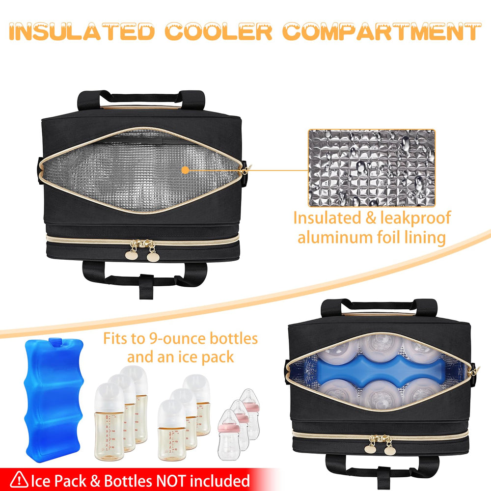 OCKLILY leak-proof aluminum lining keeps milk safe during travel.
