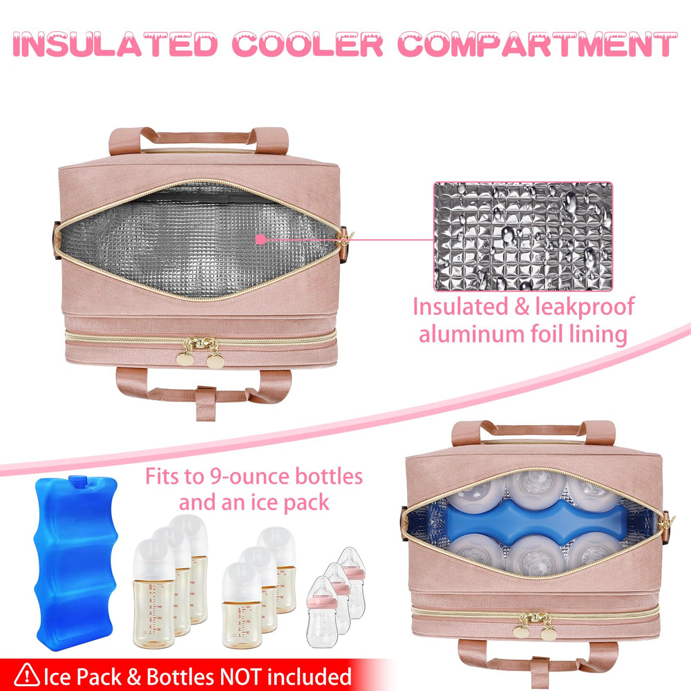 OCKLILY pump-accessories pocket keeps connectors and tubing organized