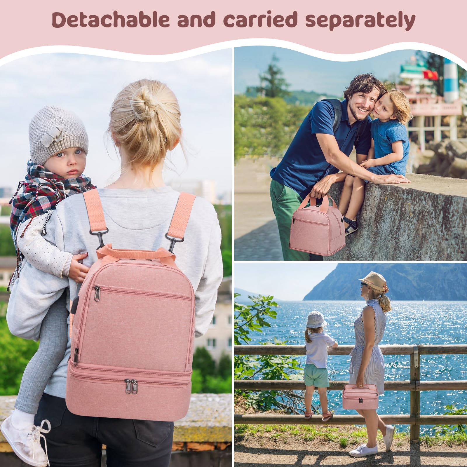 Universal fit supports most wearable pumps for versatile use.