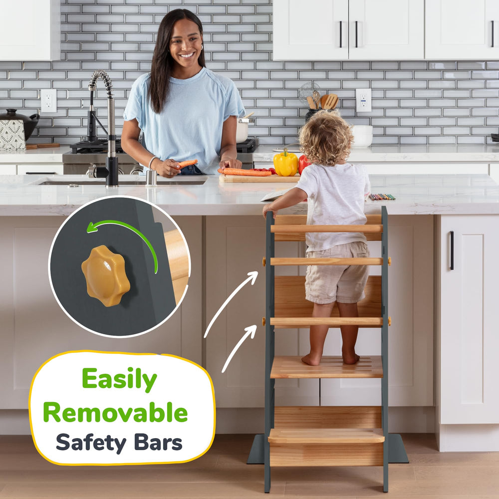 OCODILE Non-slip steps ensuring secure climbing and standing by kids