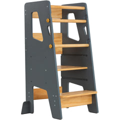 OCODILE Toddler Standing Tower with adjustable platform supports growing independence in the kitchen
