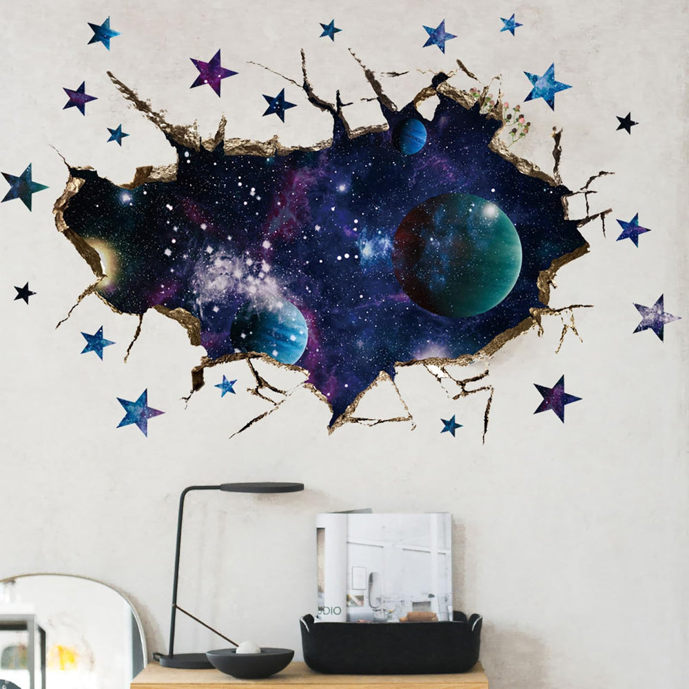 OCXEQJX easy-application wall decals install quickly with no mess.