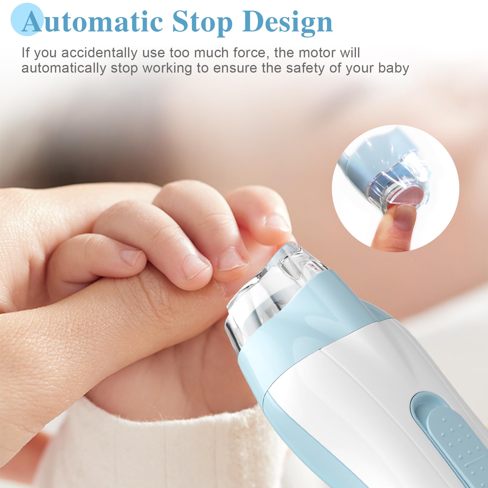 ODIFORGOO Safety-rounded grinding head protects delicate skin.