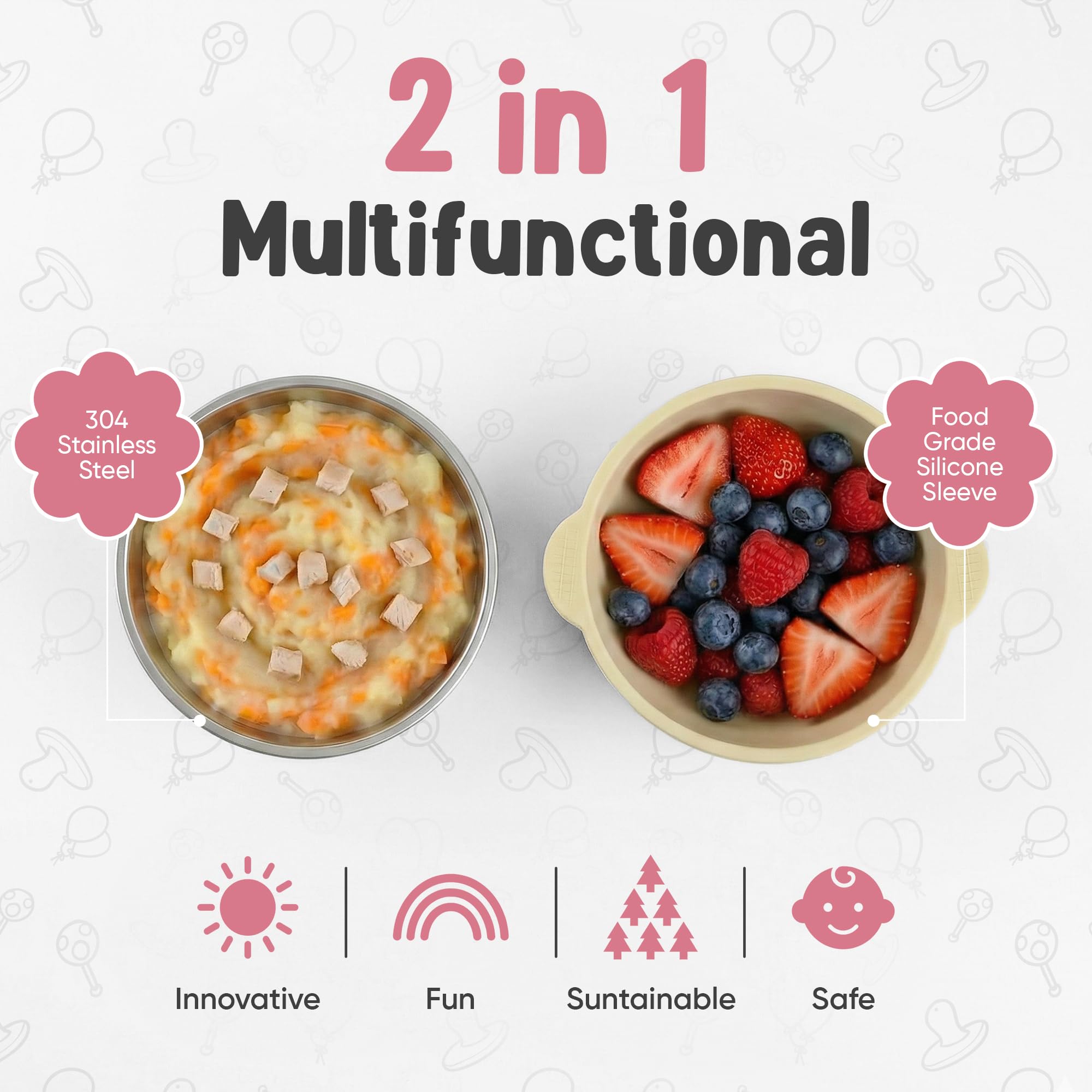odoe 3-piece set for versatile snacks and meals
