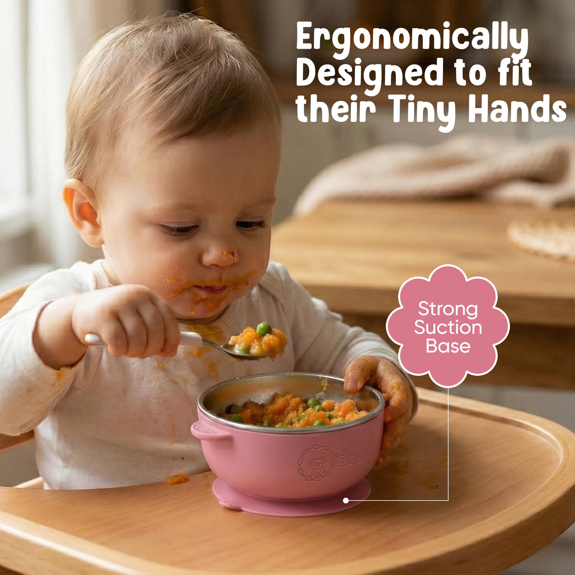odoe ideal for baby-led weaning and self-feeding