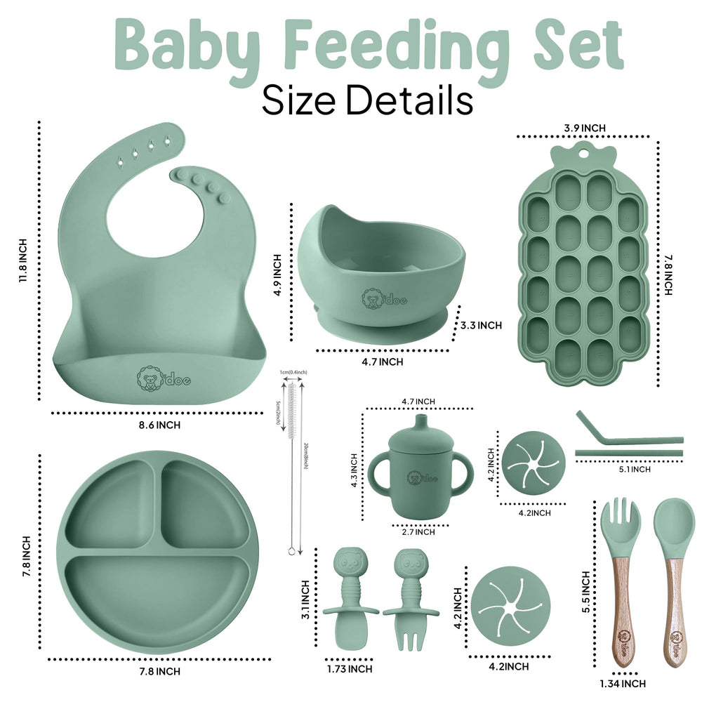 O'doe silicone bowl with strong suction for tidy, stress-free mealtimes.