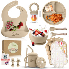 O'doe suction plate keeps food in place for mess-free mealtimes.