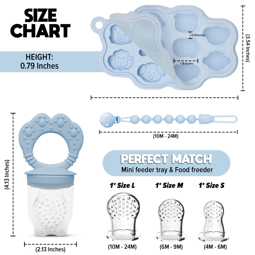 O'Doe clip attaches to clothing during feeds for easy handling.
