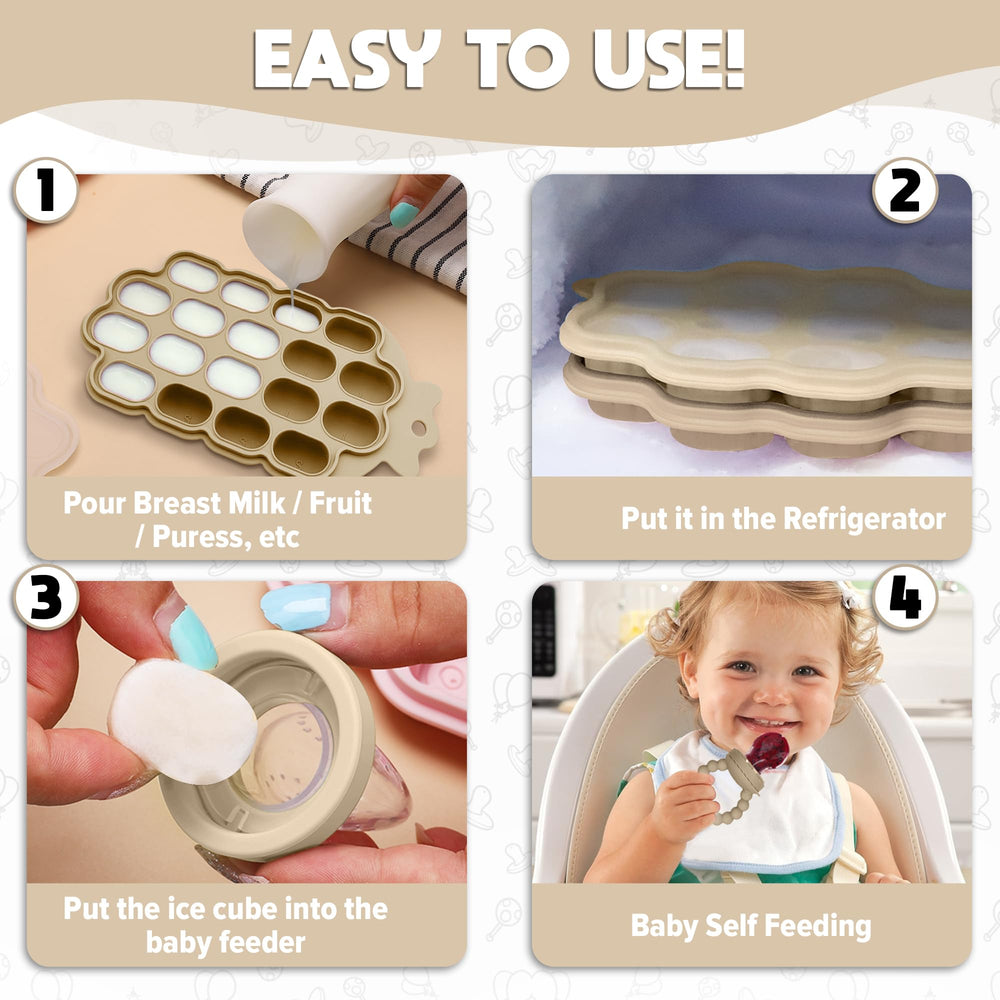 O'doe fruit feeder provides safe snacks for little hands.