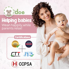 O'doe silicone feeding bowl with strong suction for mess-free meals.
