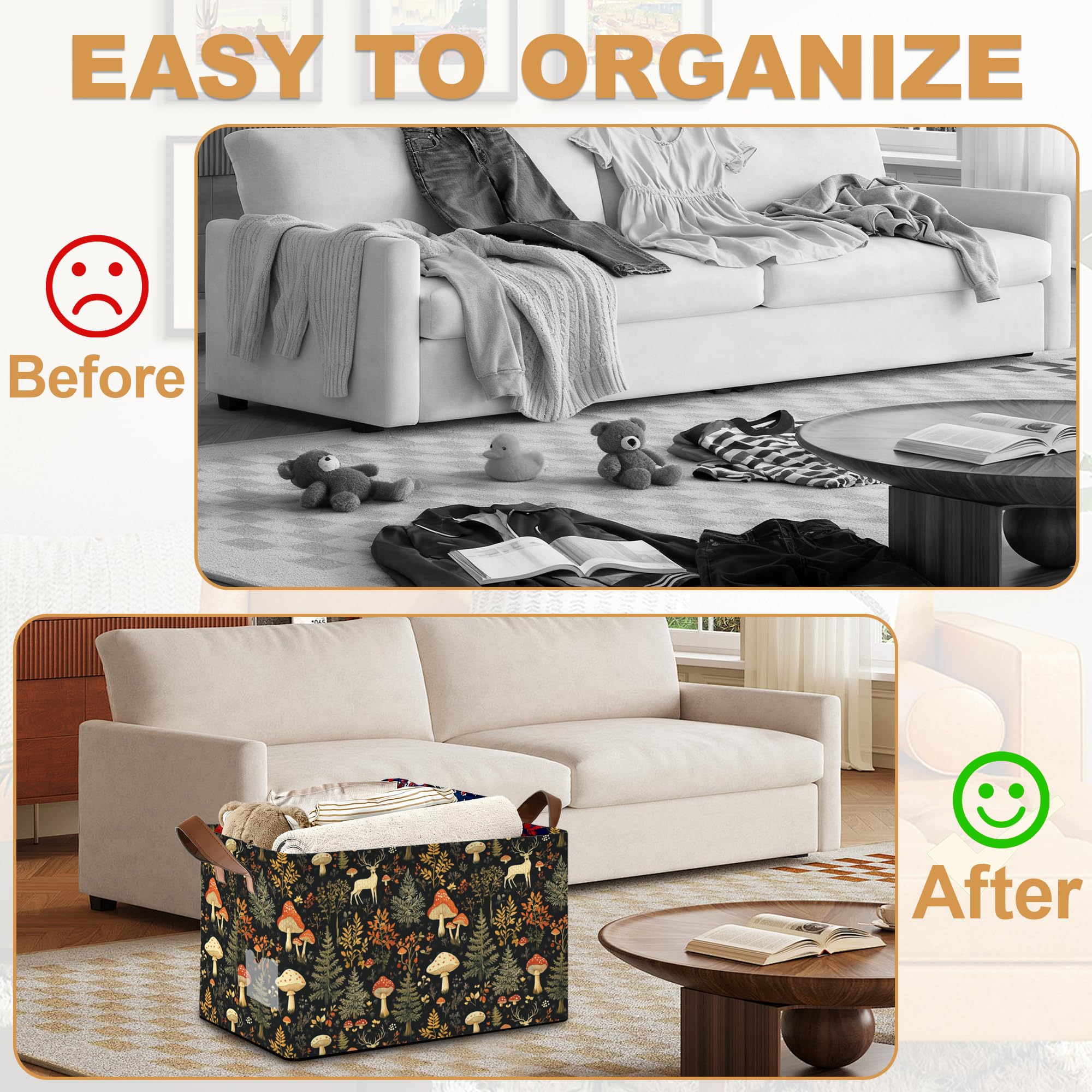 Oeaskly book-bin study organizer keeps magazines and supplies tidy.