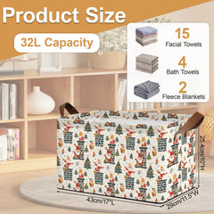 Oeaskly storage bin folded flat to save space