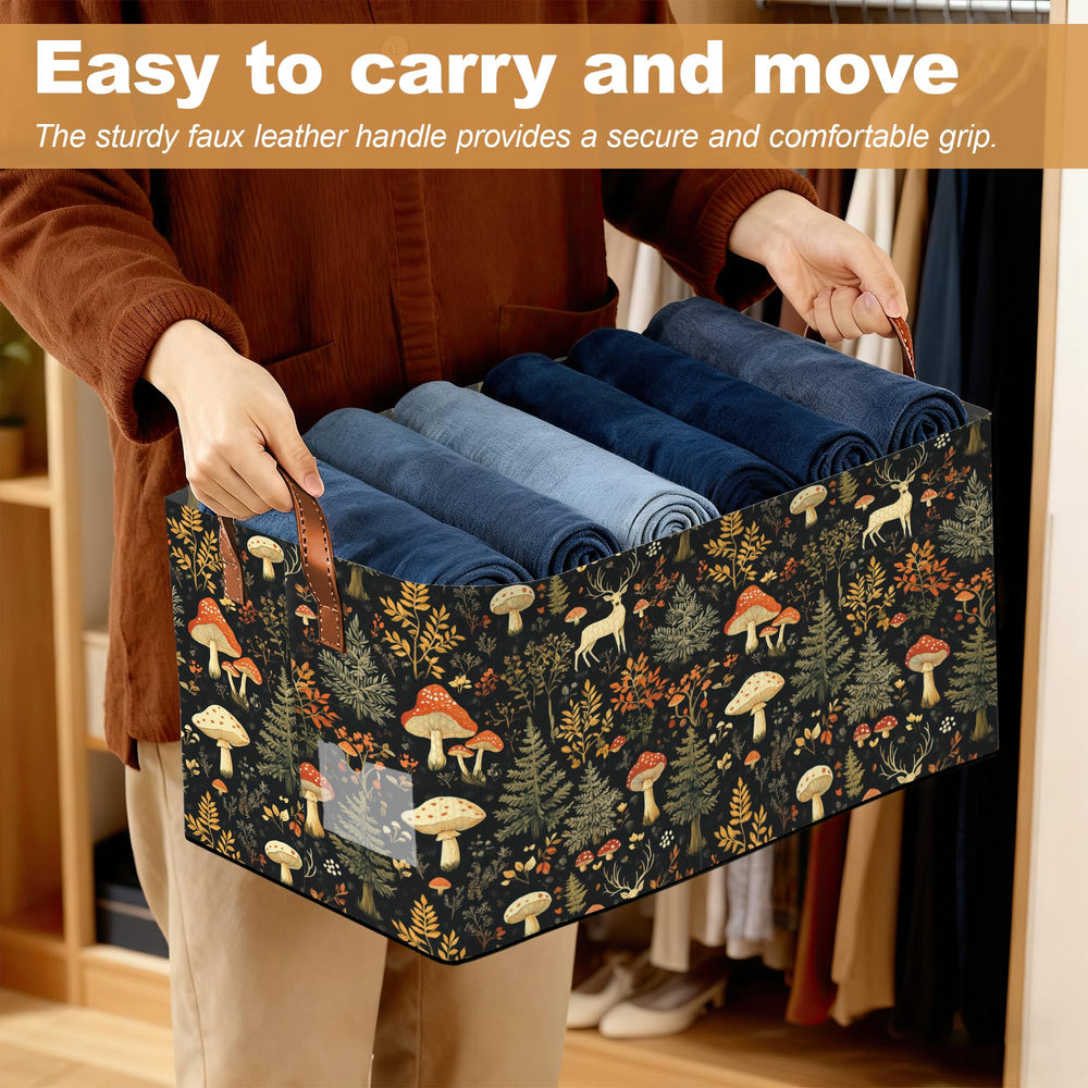 Oeaskly laundry hamper bedroom bin holds textiles with simple cleanup.