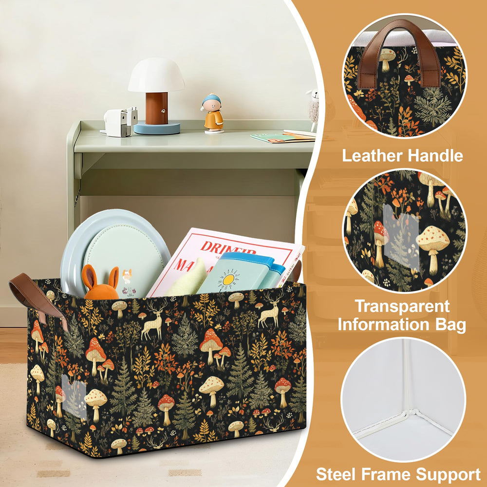 Oeaskly multiroom organizer bin adapts to study, playroom, or nursery storage.
