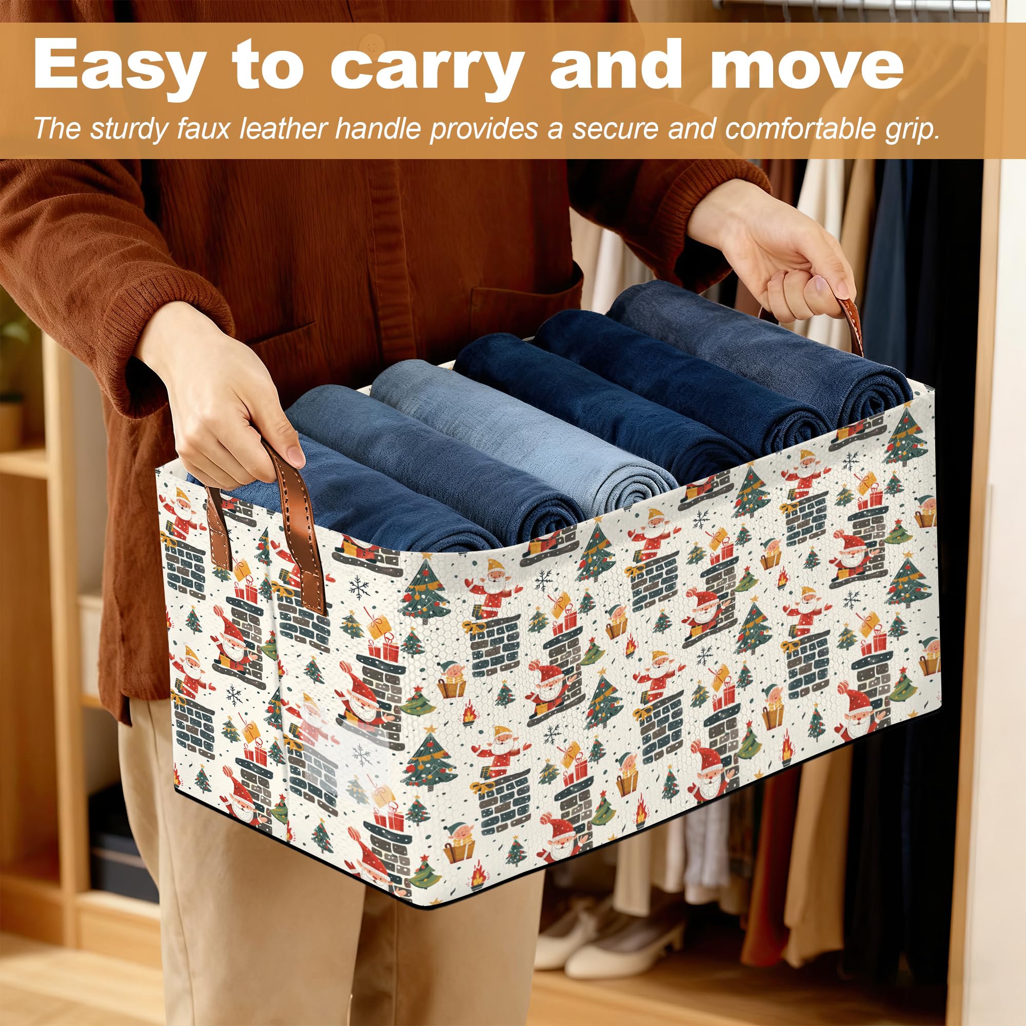 Oeaskly nursery storage basket keeping essentials tidy