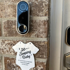 OENIZI round door hanger do-not-knock communicates nap-friendly entry in nursery