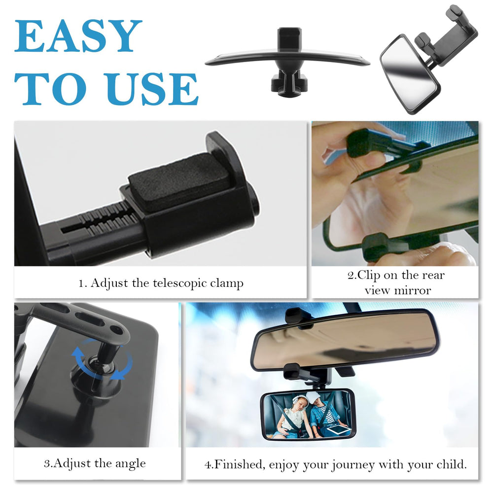 OFBAND adjustable mounting buckles adapt to different mirrors across vehicles.