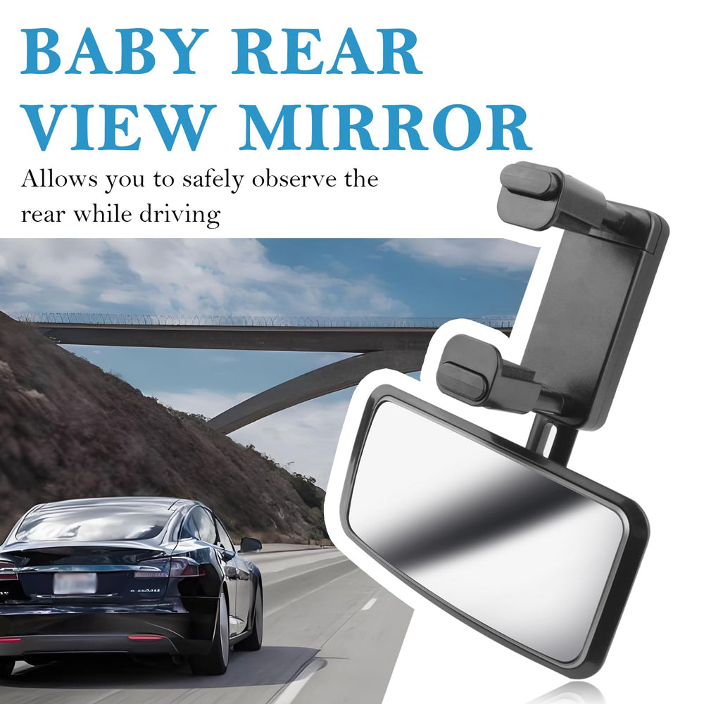 OFBAND rear-facing setup keeps baby in view during car trips.
