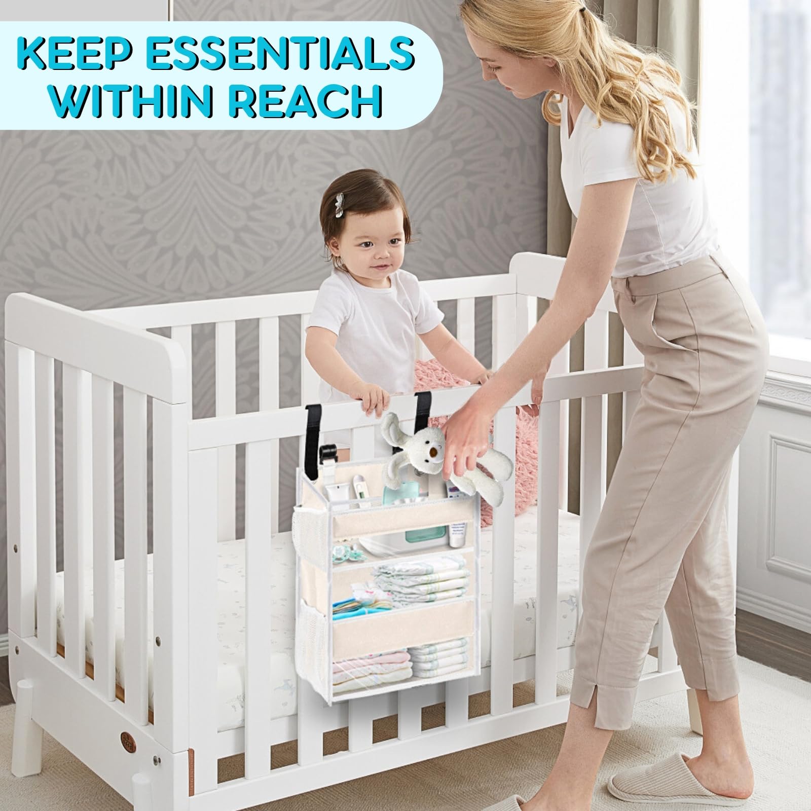 Ofiray-home 18.5-inch tall organizer fits compact spaces.