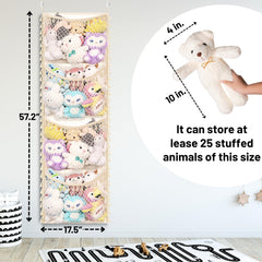 Ofiray-home door-hanging toy storage installed over door for space-saving organization