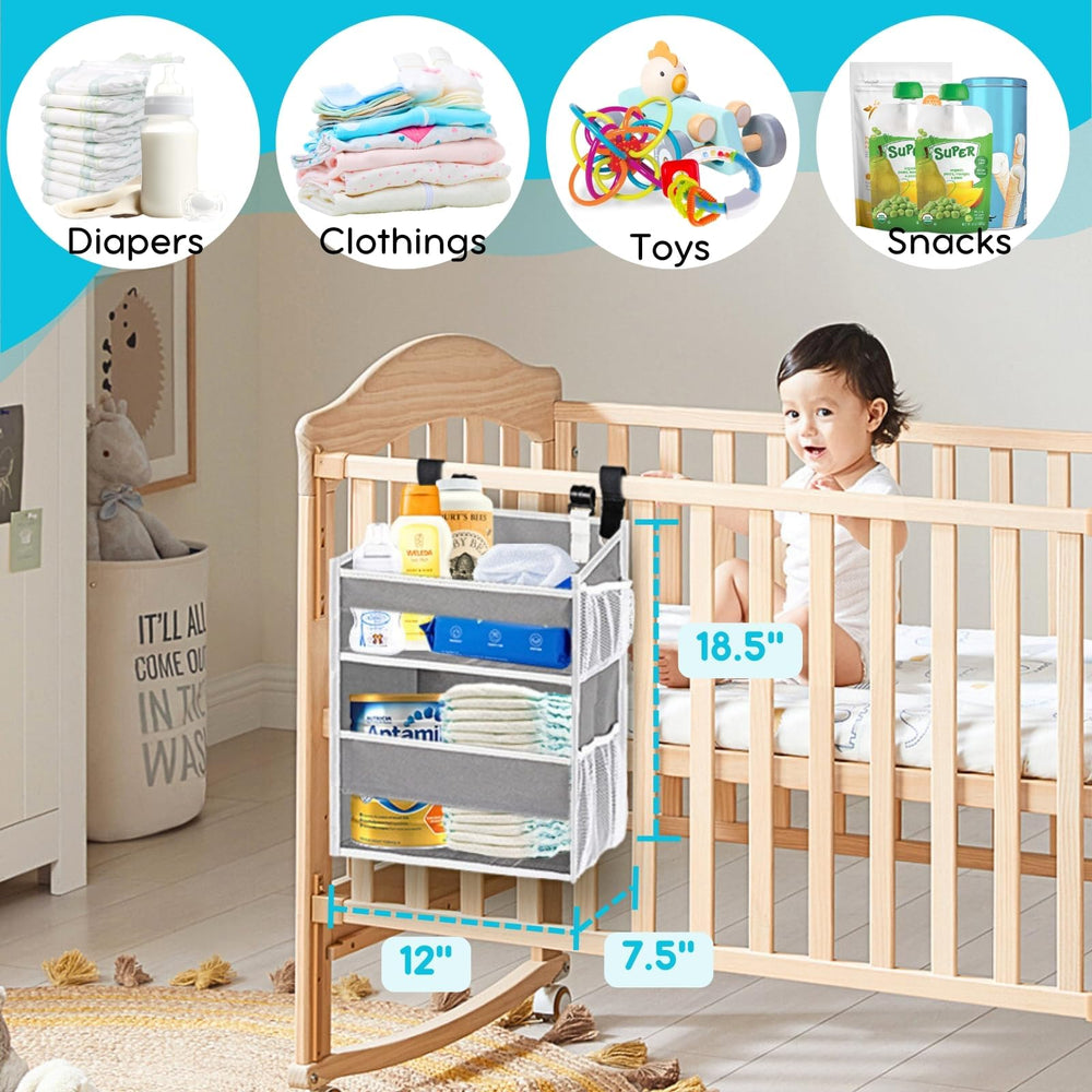 Ofiray-home nonwoven fabric keeps the organizer lightweight and easy to clean.
